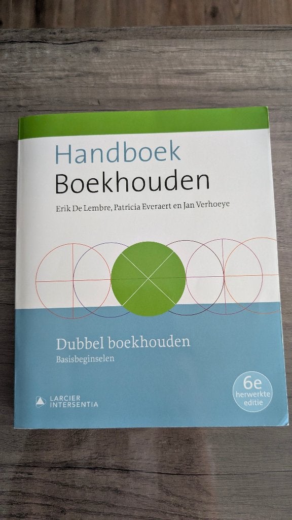Dubbel boekhouden basisbeginselen 6de editie, Boeken, Ophalen of Verzenden, Zo goed als nieuw, Hoger Onderwijs