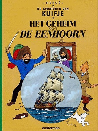 strip Kuifje (het geheim van de eenhoorn )1967, Boeken, Ophalen of Verzenden