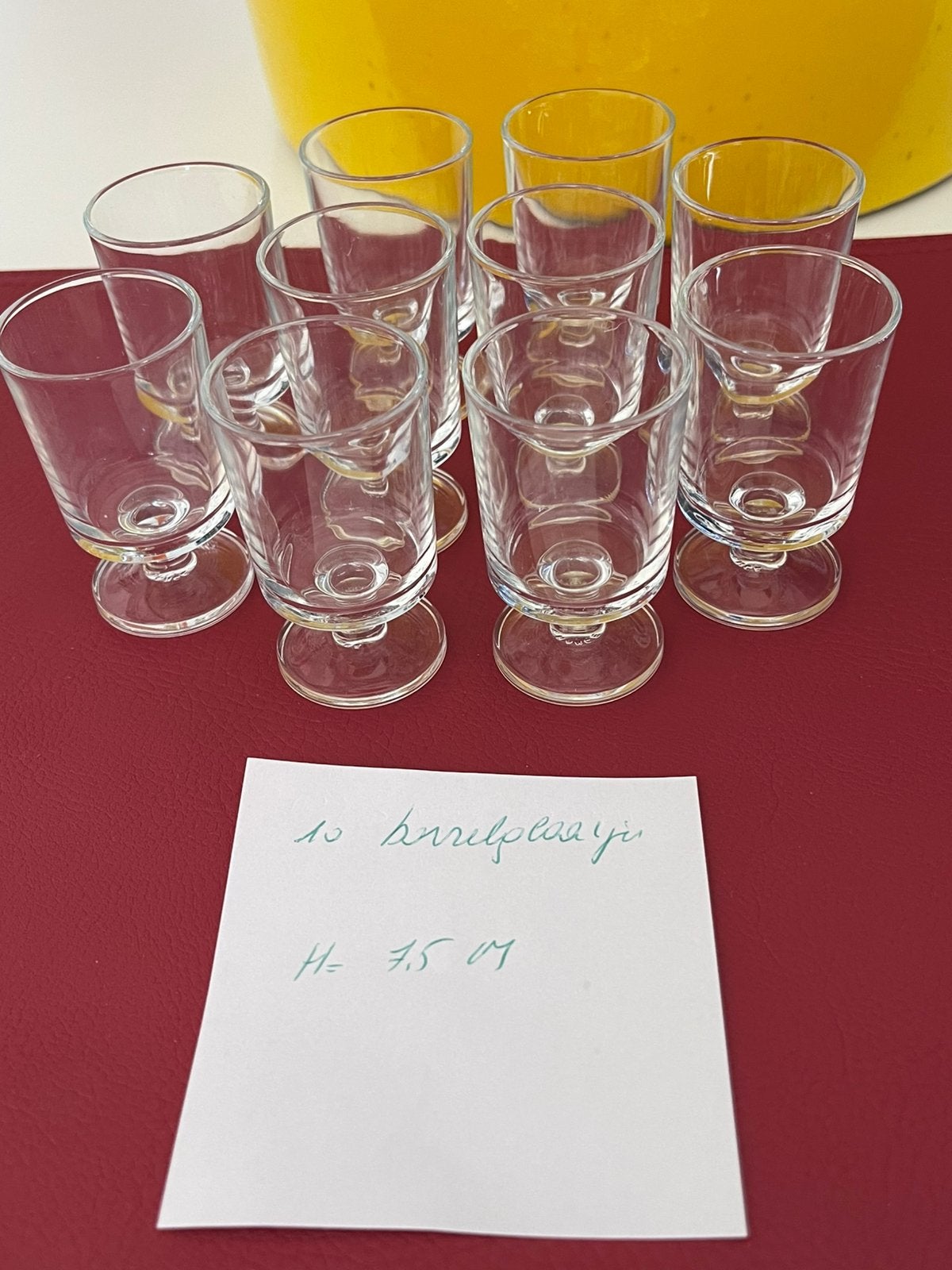 Mooi strakke borrelglaasjes, Verzamelen, Glas en Drinkglazen, Ophalen, Zo goed als nieuw