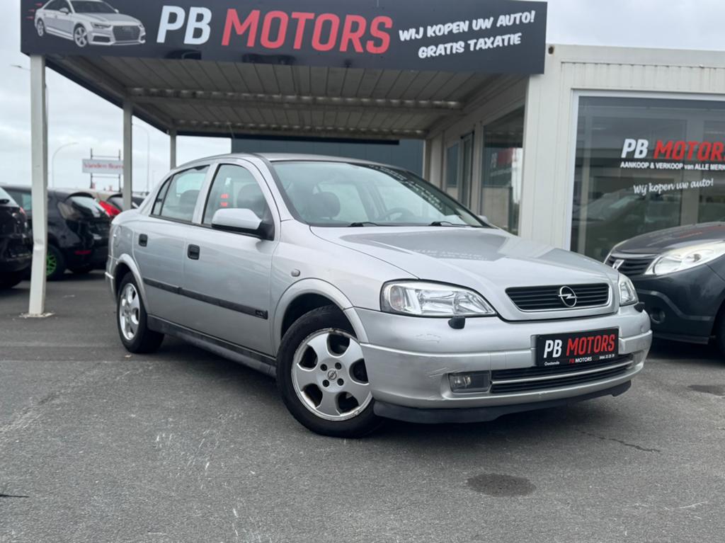 Opel astra - 2001 - 175.000 km -automaat - benzine -garantie, Auto's, Bedrijf, Astra, Automaat, Bluetooth