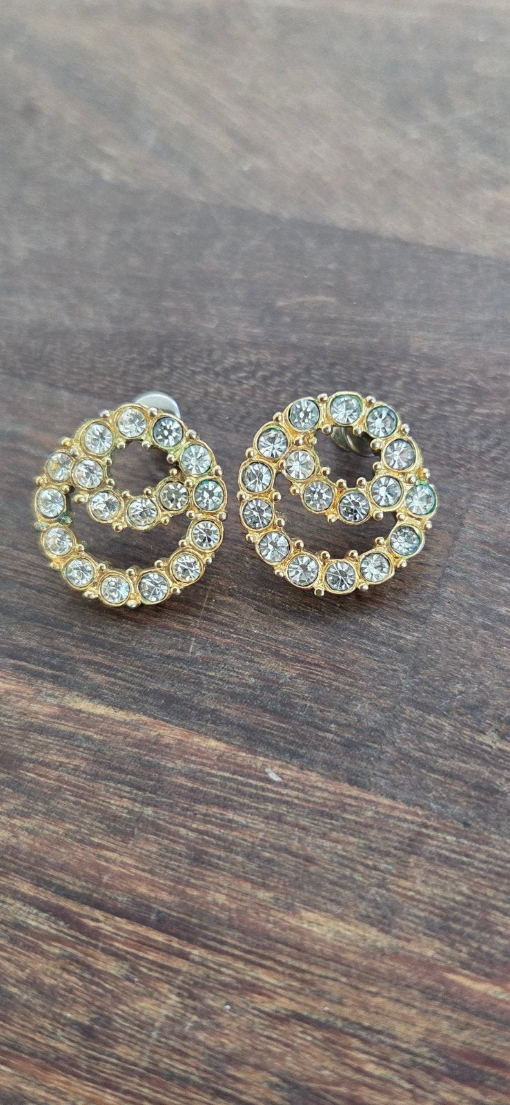 Vintage oorbellen - Swarovski America Lmtd, Ophalen of Verzenden