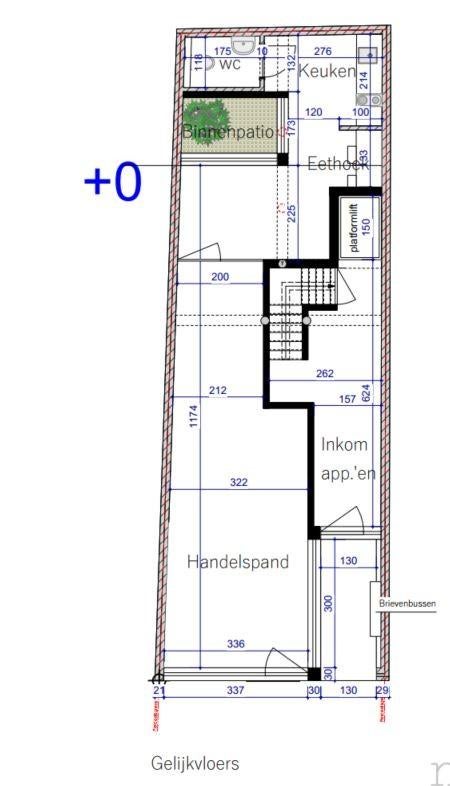 Investeringsopportuniteit: gebouw met plannen en lift  4 app, Immo, Huizen en Appartementen te koop, Overige soorten, Tot 200 m²