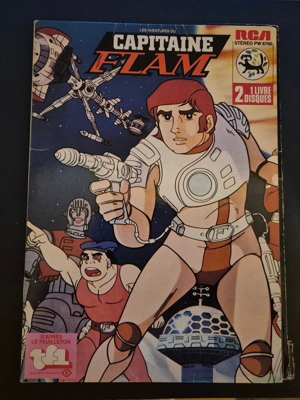 Captain Flam boekplaten vintage stripcollectie, Ophalen of Verzenden, Gebruikt