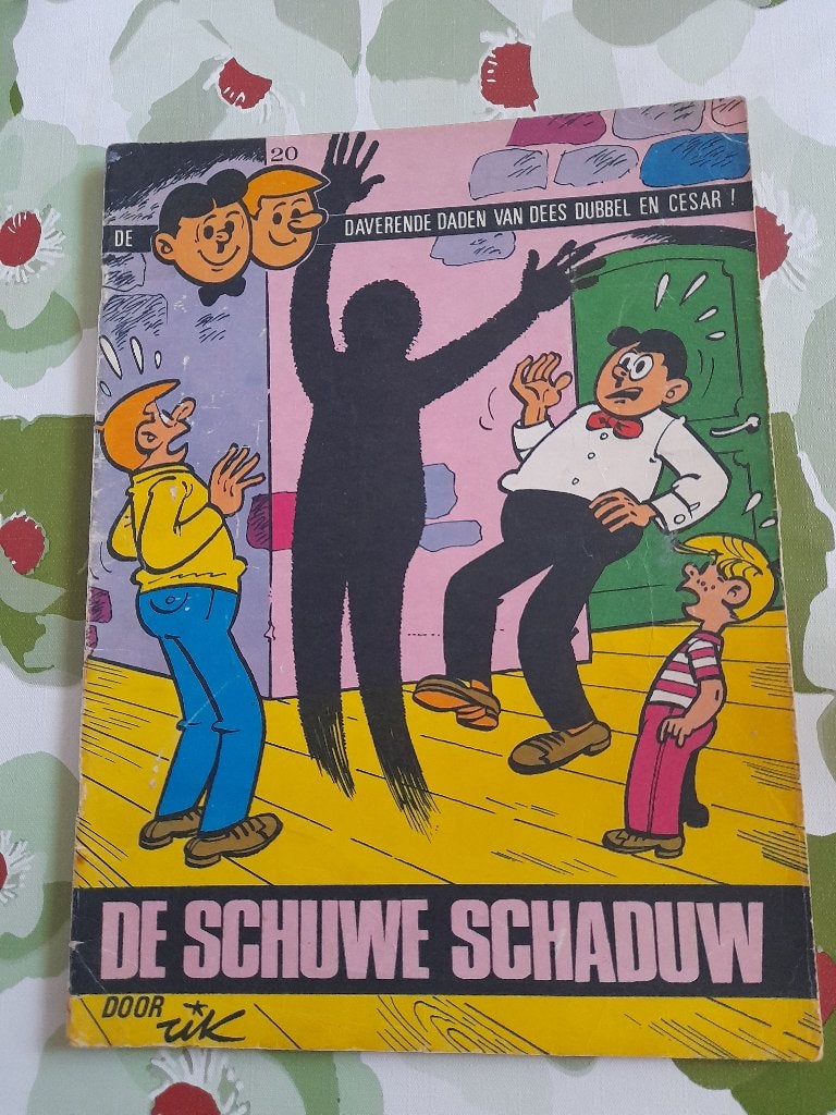Dees Dubbel nr 20 "De schuwe schaduw"eerste druk jaren 70, Boeken, Stripverhalen, Ophalen of Verzenden, Gelezen