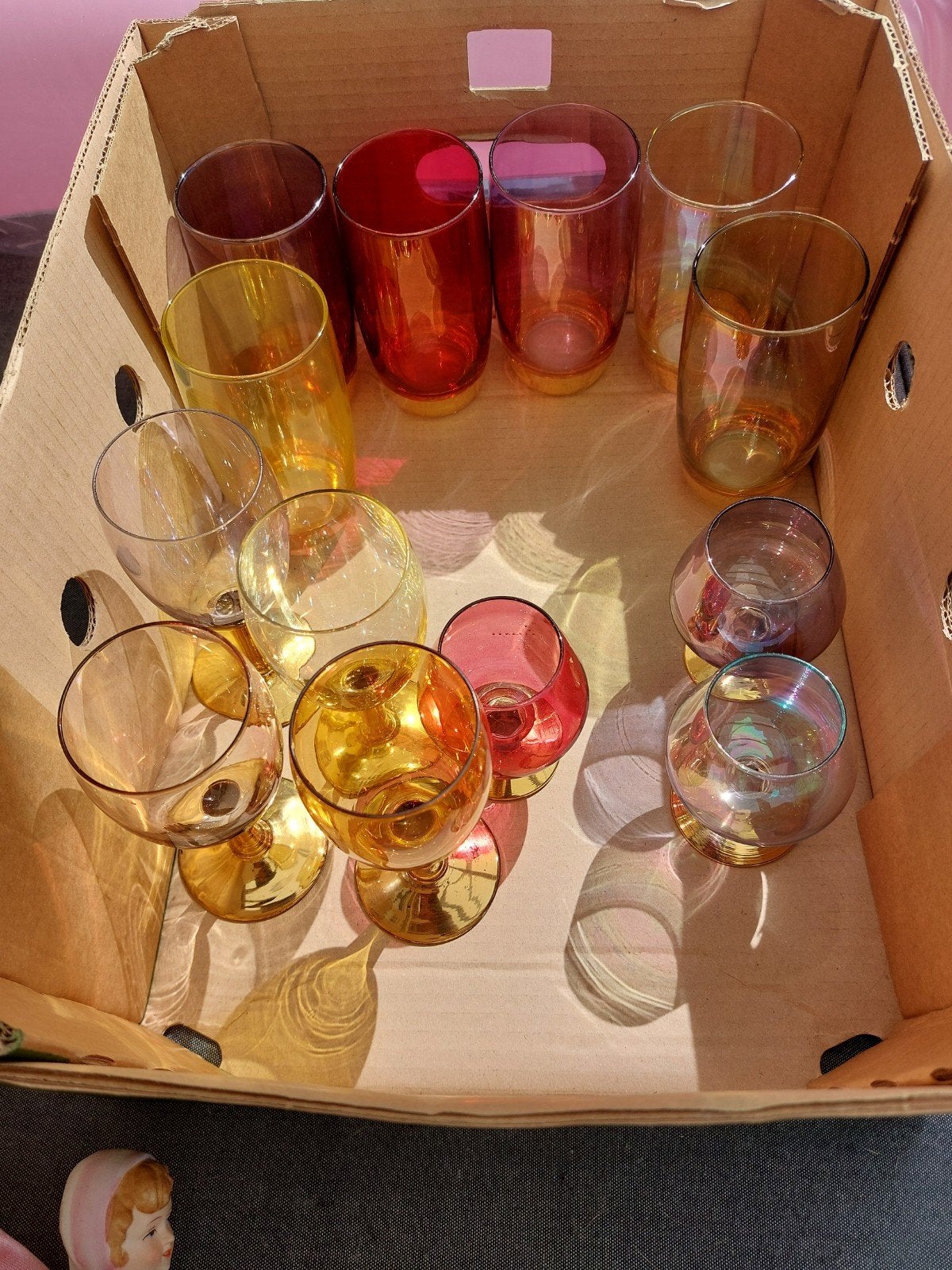 Verre vintage, Enlèvement