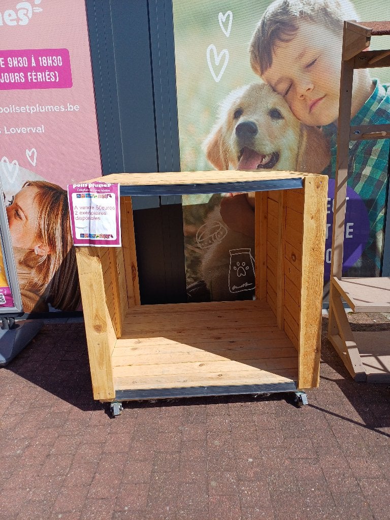 Box rangement en bois sur roulette * 2, Enlèvement, Utilisé