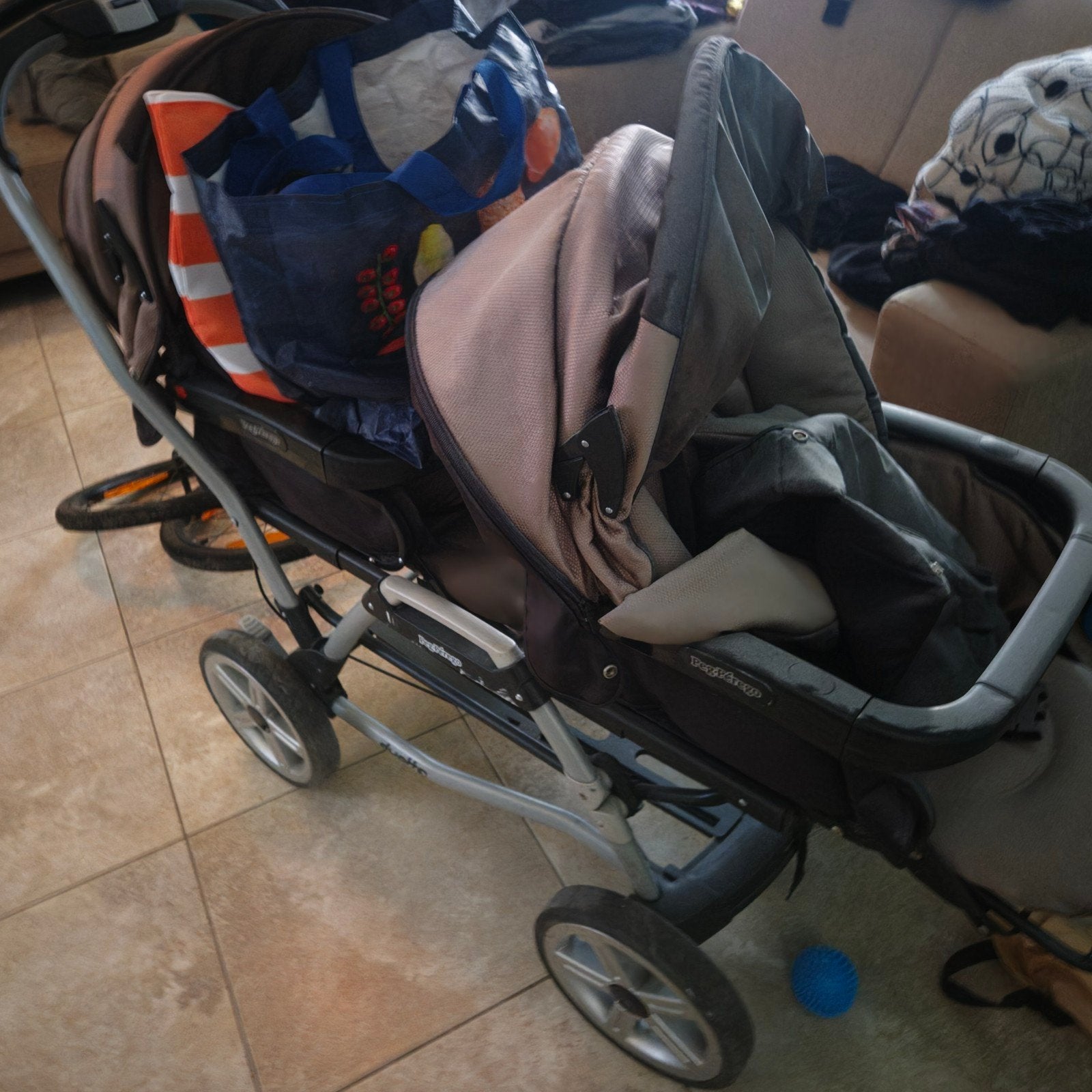 dubbele buggy, Kinderen en Baby's, Ophalen