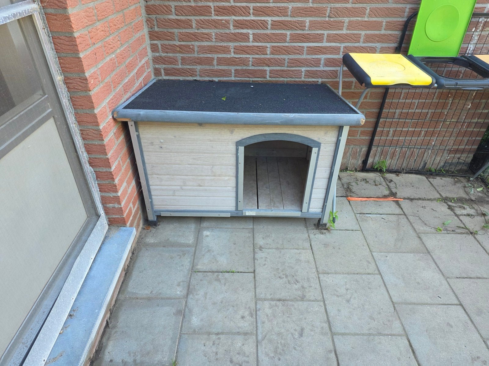 hondenhok zo goed als nieuw nooit gebruikt voor grote honden, Ophalen, Hondenhok
