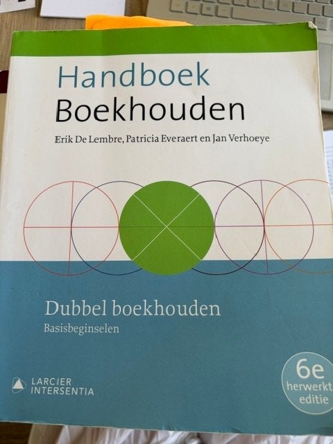 Handboek boekhouden - Dubbel Boekhouden, Ophalen, Zo goed als nieuw, Erik De Lembre; Patricia Everaert, Accountancy en Administratie