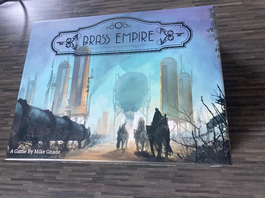 Brass Empire - Gezelschapsspel, Trois ou quatre joueurs, Enlèvement ou Envoi, Comme neuf, Rock Manor Games