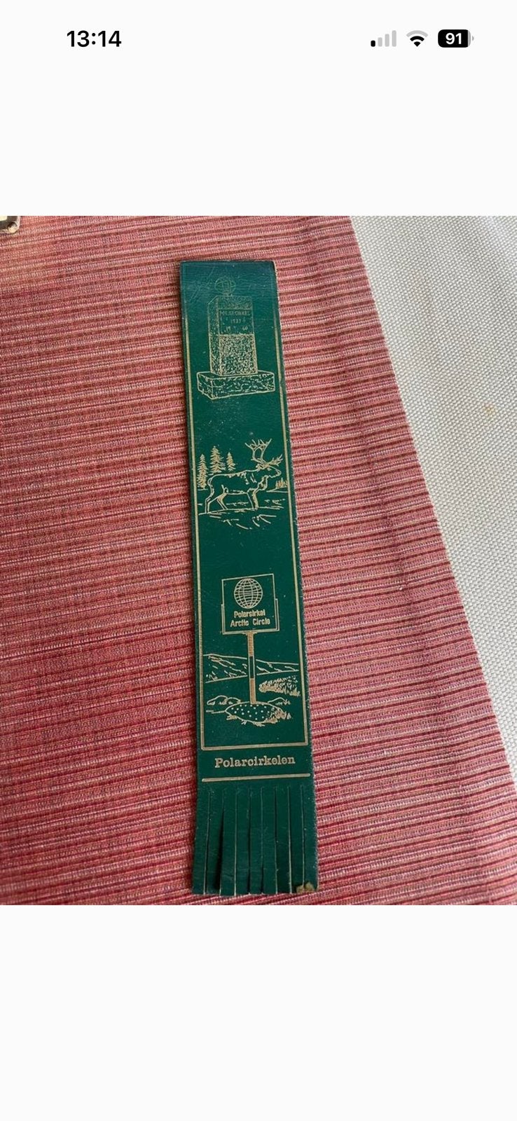Bladwijzer polarcirkelen 1937, Verzamelen, Ophalen of Verzenden