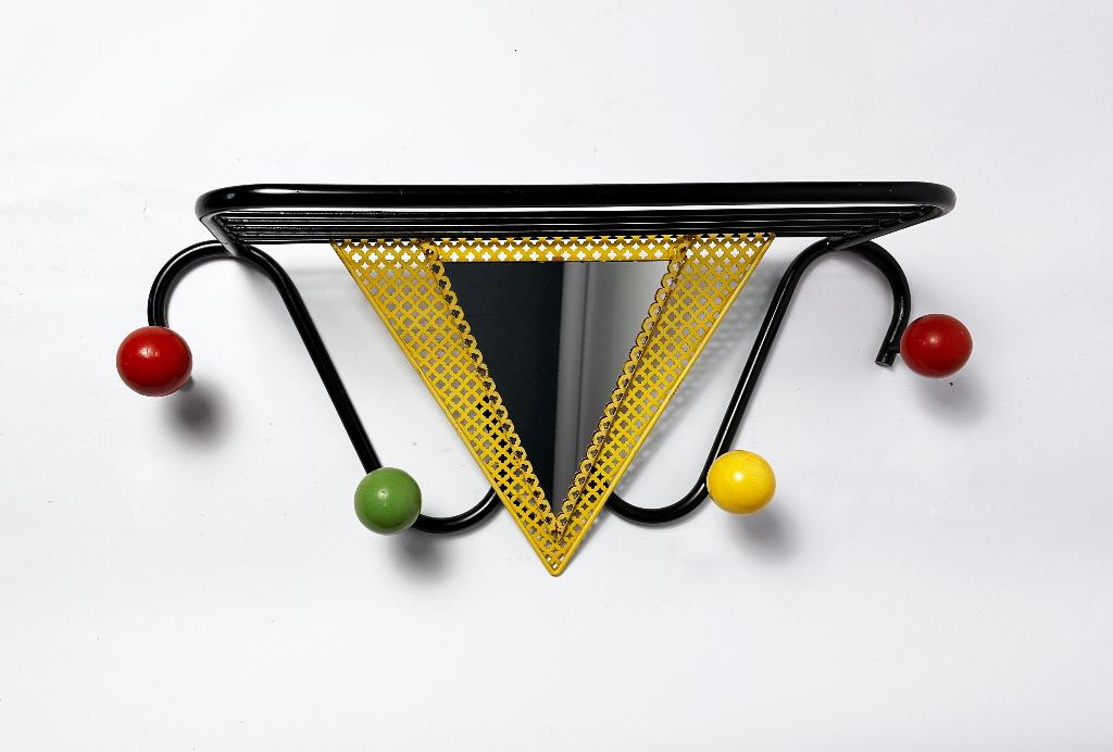 1950s vintage kapstok stijl Mathieu Mategot, Gebruikt, Minder dan 100 cm, Metaal, Ophalen