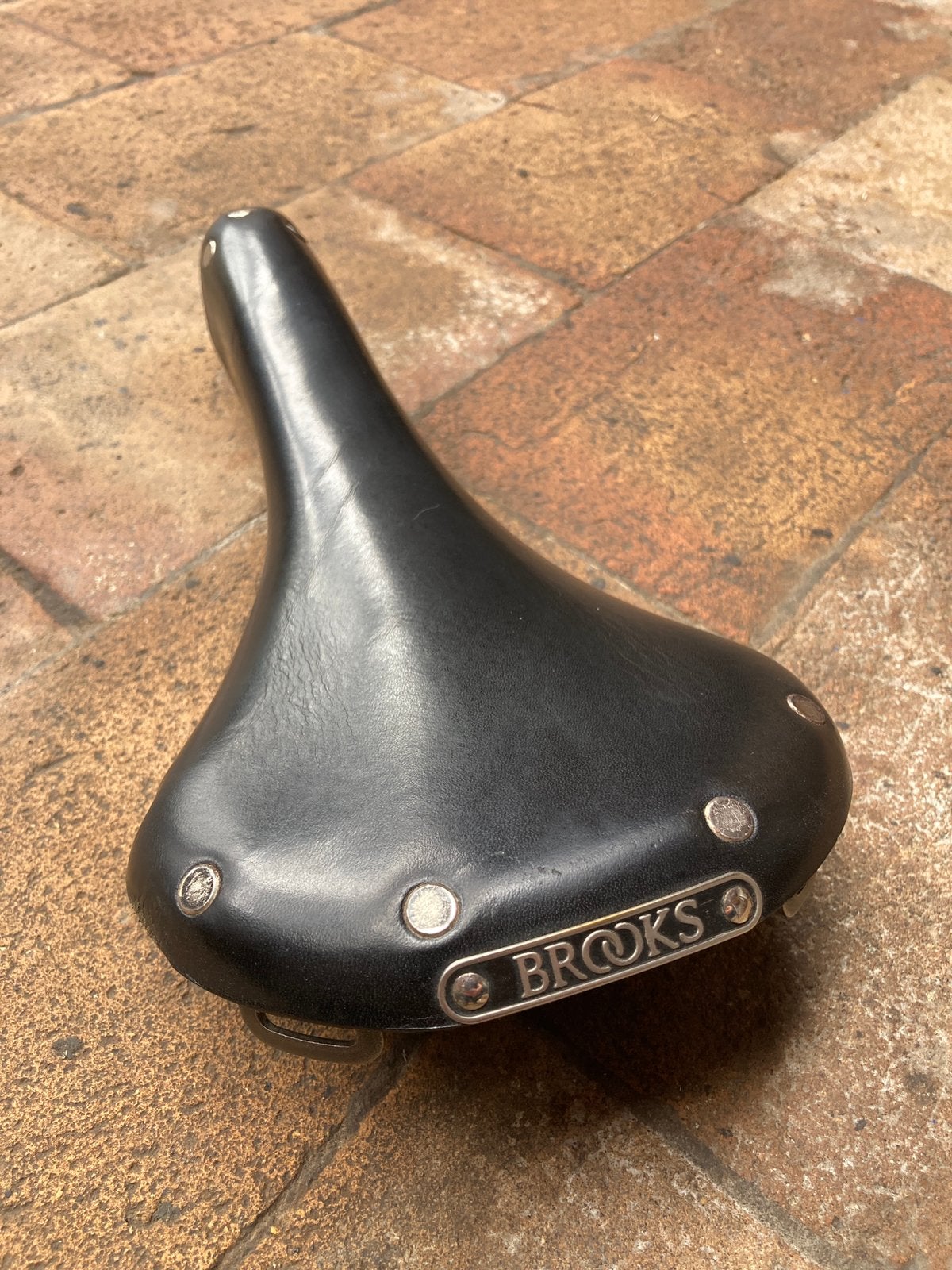 Brooks B15 Swallow Saddle Titanium rails, Fietsen en Brommers, Ophalen, Zo goed als nieuw, Titanium