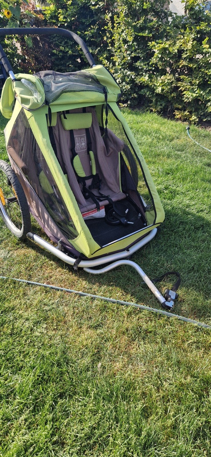 fietskar 2 kinderen., Fietsen en Brommers, Ophalen, Gebruikt, Kinderkar, Crooser