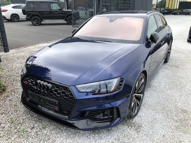 Audi rs4, Automaat, Blauw, Leder, Particulier