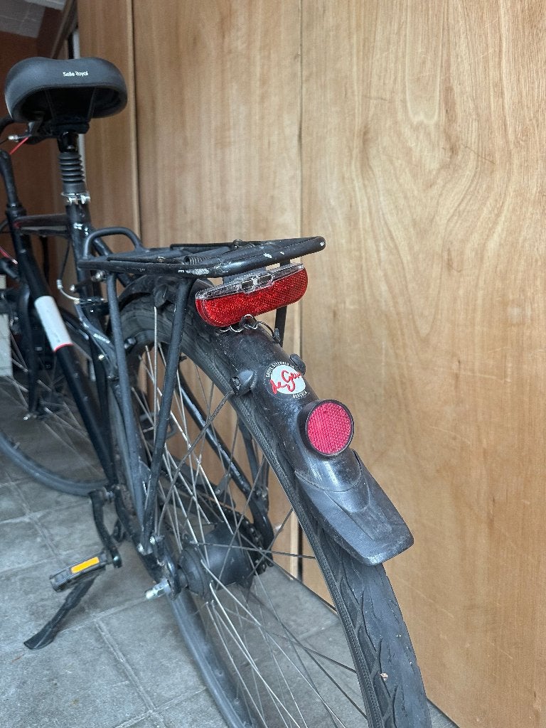 heren fiets De Geus, Gebruikt, Velgrem, Versnellingen, 57 tot 61 cm