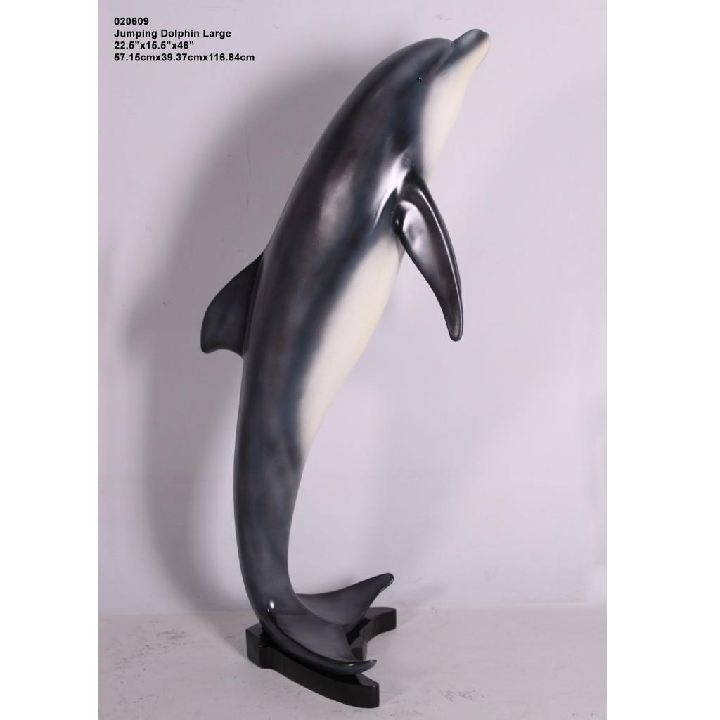 Dolphin Jumping — Statue de dauphin Hauteur 86 cm, Enlèvement, Neuf