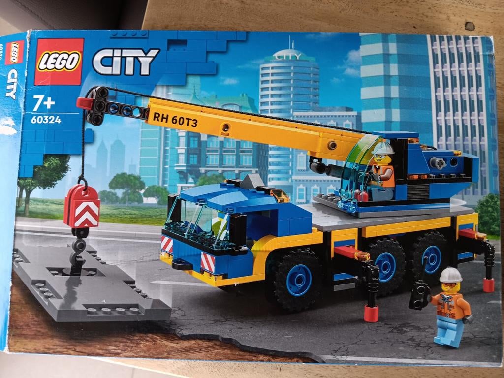 Lego city kraan 60324, Ophalen
