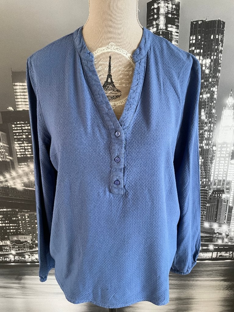 mooie blauwe blouse - Saint Tropez - 36, Taille 36 (S), Comme neuf, Bleu, Saint Tropez