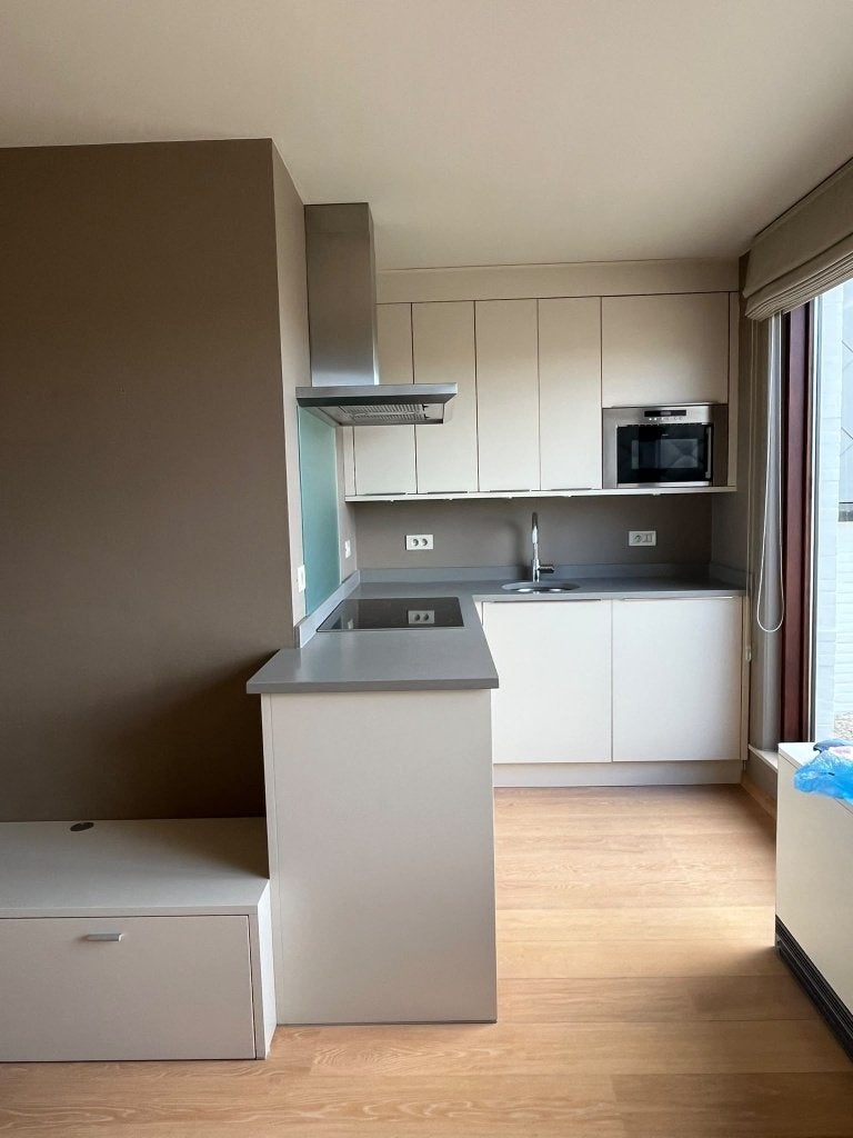 Cuisine, Maison & Meubles, Bois, Enlèvement, Utilisé, Crème