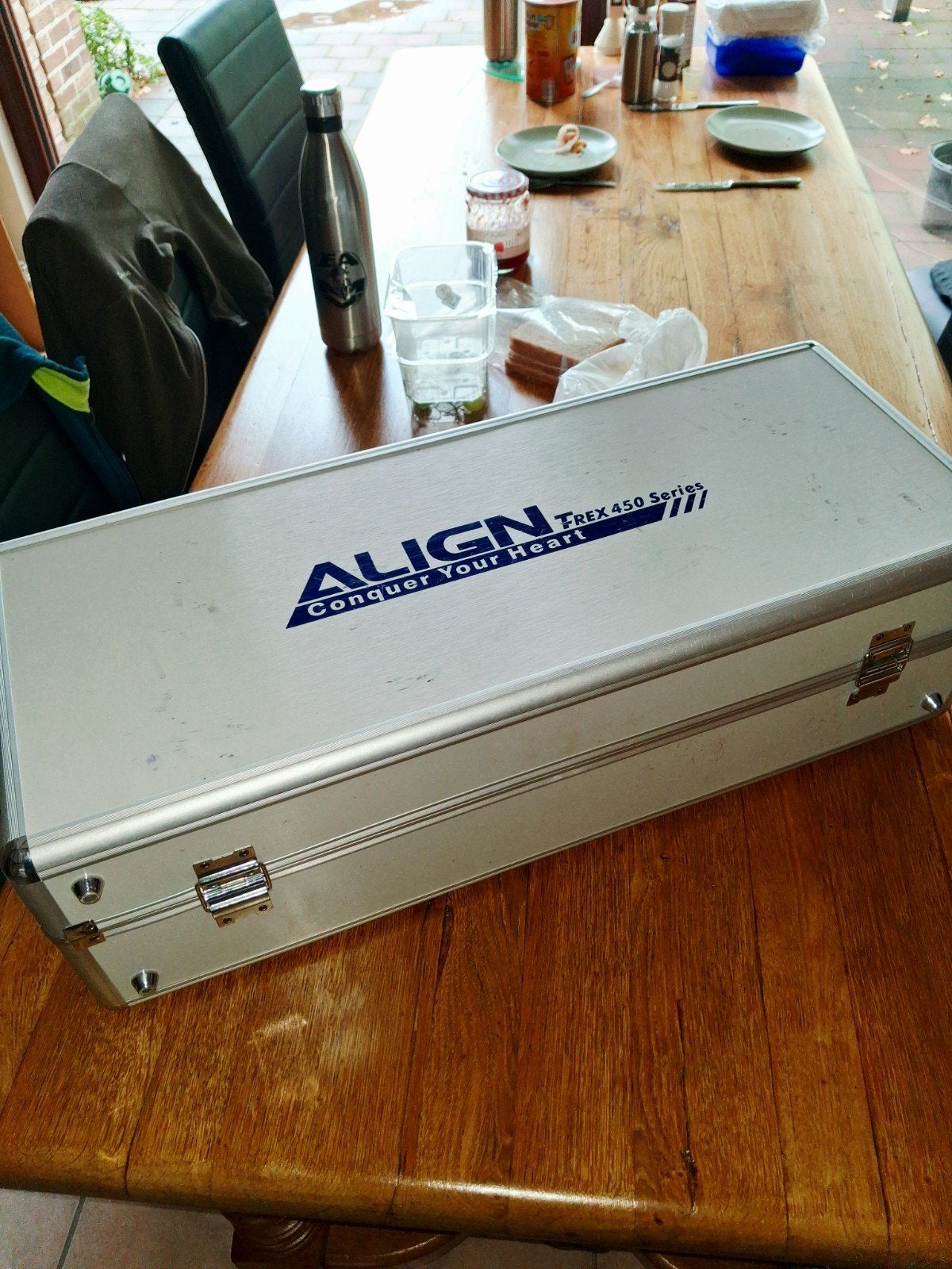 trex 450 DFC + zender, Ophalen of Verzenden, Gebruikt, Elektro, RTF (Ready to Fly)