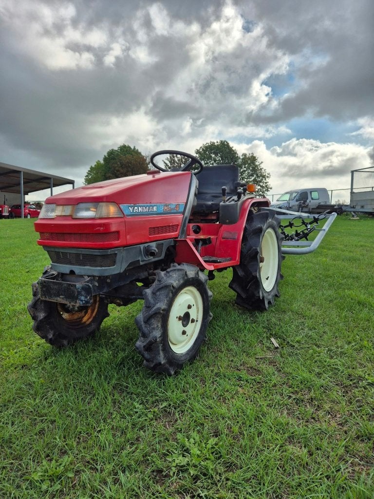 Yanmar KE4 minitractor 4x4 + weidesleep, Ophalen, Gebruikt
