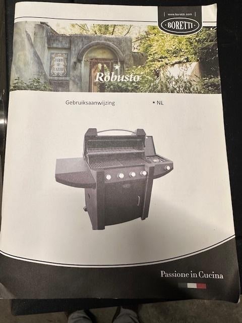 Gas bbq Boretti Robusto, Tuin en Terras, Ophalen, Gebruikt, Boretti