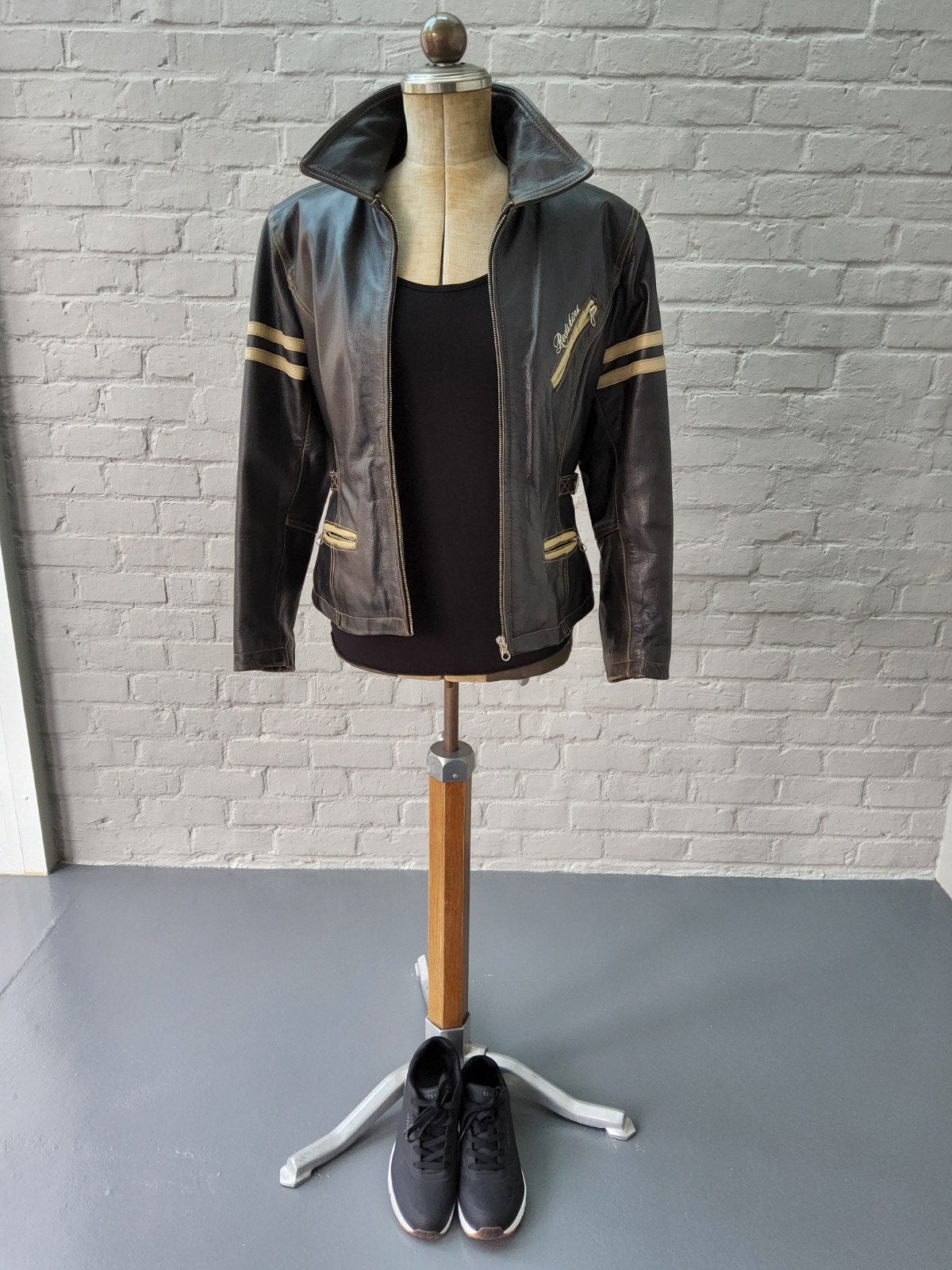 Toffe leren jas Redskins, Enlèvement ou Envoi, Neuf, Taille 38/40 (M)