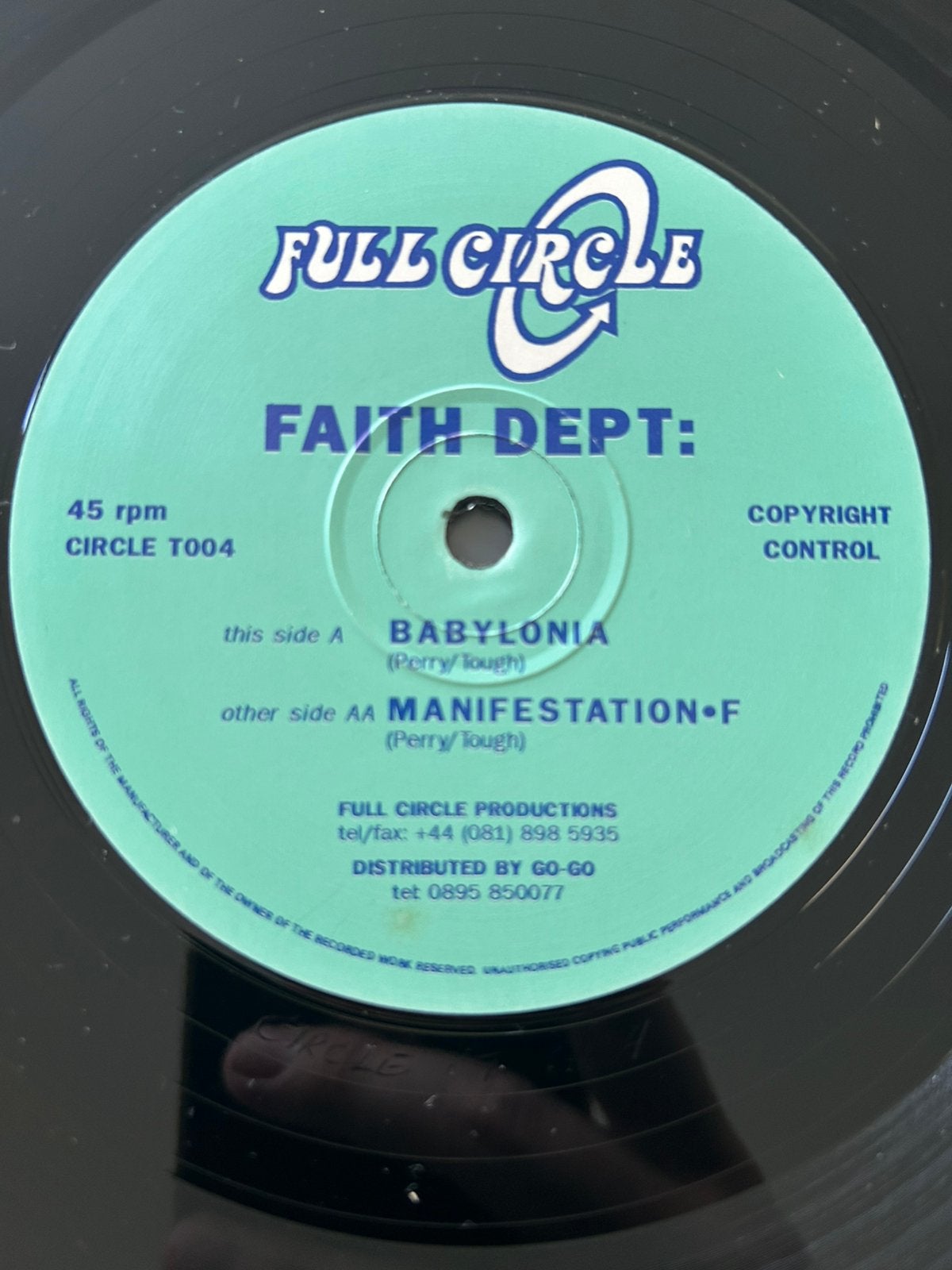 FAITH DEPT - BABYLONIA, Cd's en Dvd's, Vinyl | Dance en House, Ophalen of Verzenden, Zo goed als nieuw