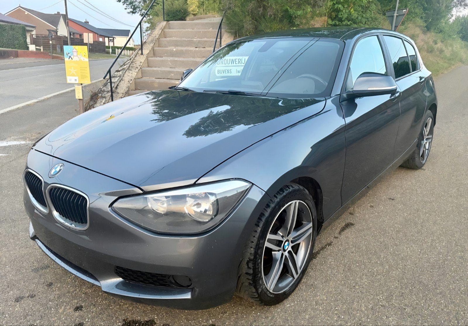 bmw 114d 12/2013, Autos, Boîte manuelle, Noir, 5 portes, Particulier
