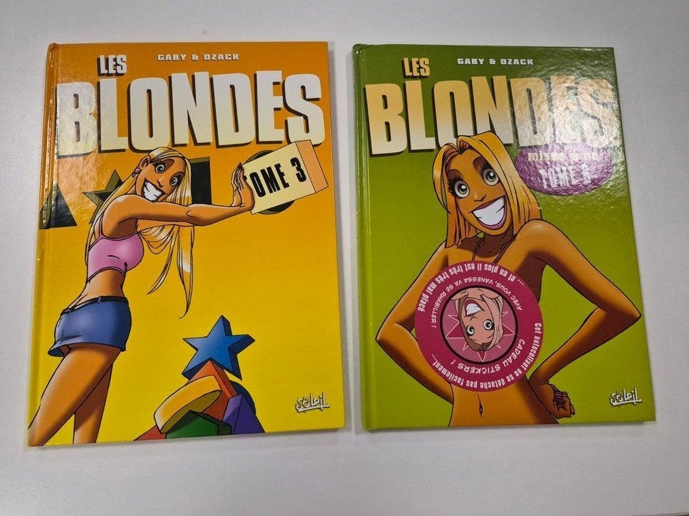 2 BD "Les blondes" tomes 3 et 6, Livres, BD, Plusieurs BD, Enlèvement ou Envoi, Utilisé