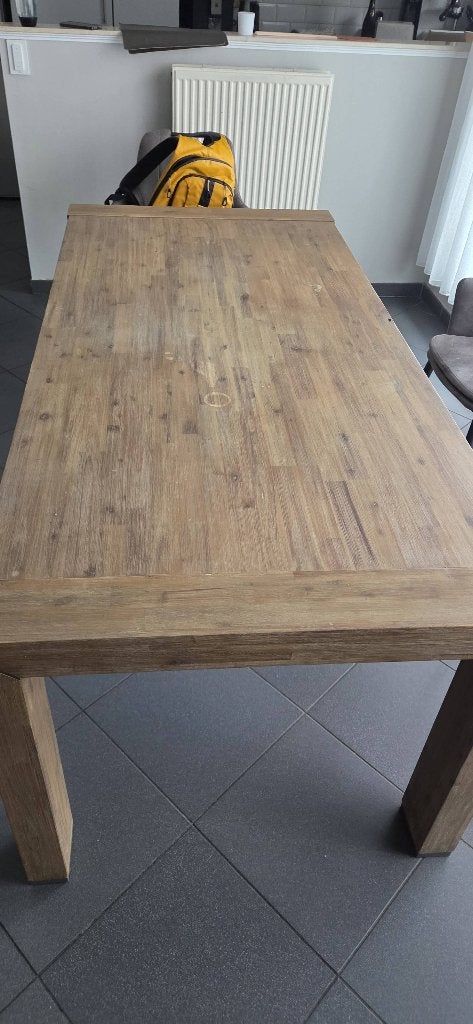 Eetkamertafel te koop, Huis en Inrichting, Tafels | Eettafels, Ophalen, Gebruikt, 50 tot 100 cm, Overige houtsoorten