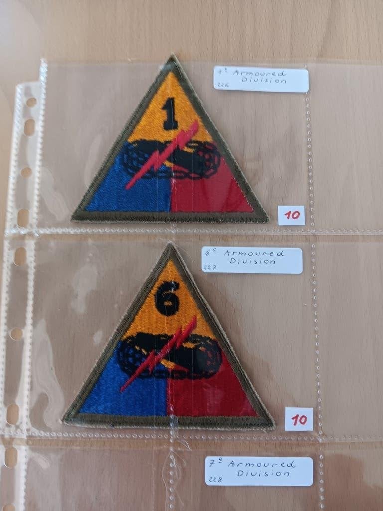 Us ww2 patches, Verzamelen, Ophalen of Verzenden