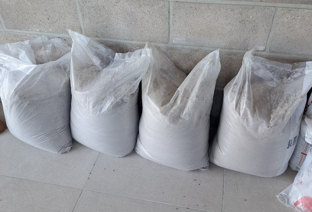 4x 40kg Wit zand, Tuin en Terras, Zand, Ophalen of Verzenden, Nieuw, Overige typen