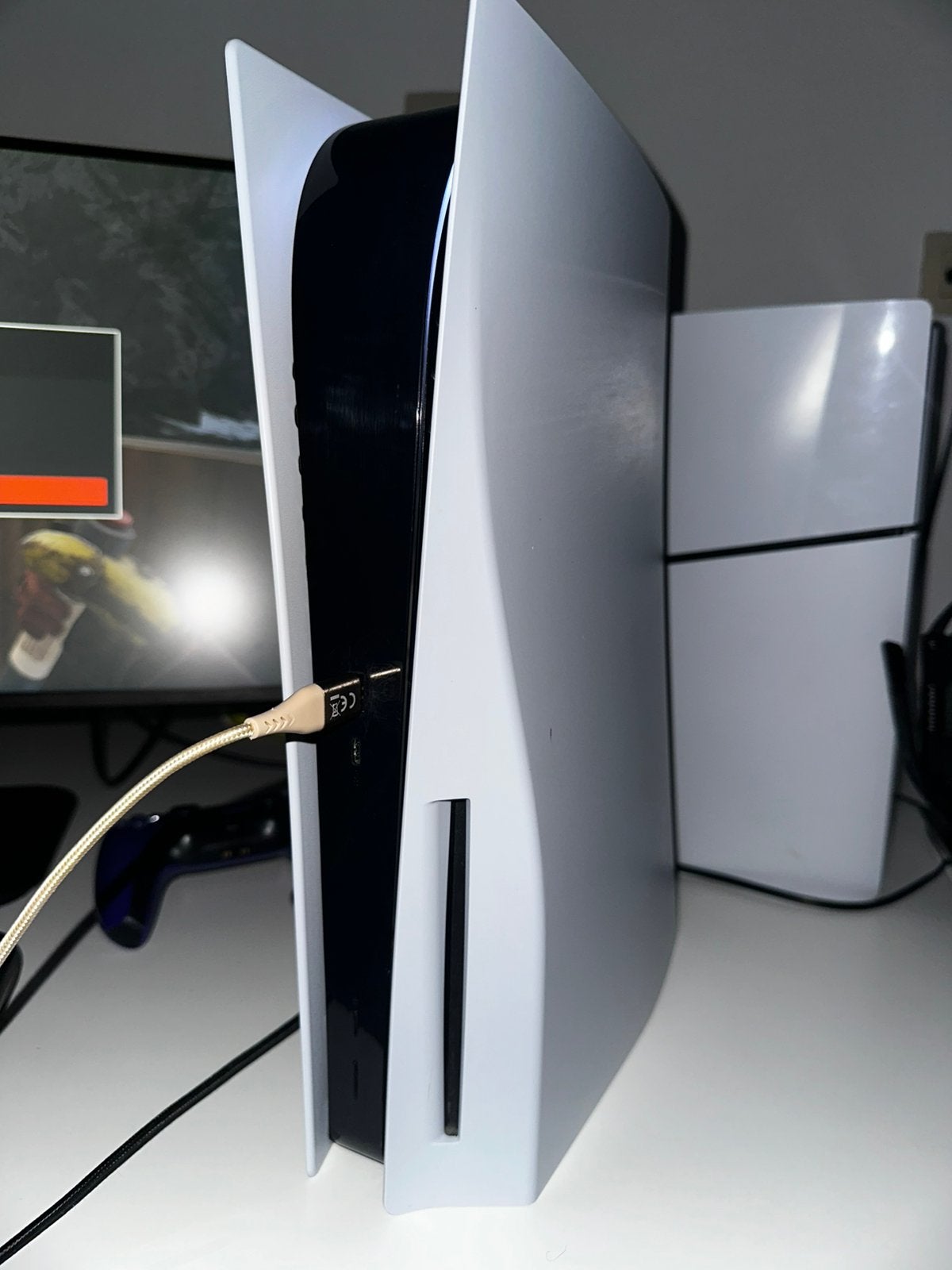 Ps5 disc edition met 1 controller, Games en Spelcomputers, Spelcomputers | Sony PlayStation 5, Ophalen of Verzenden, Zo goed als nieuw