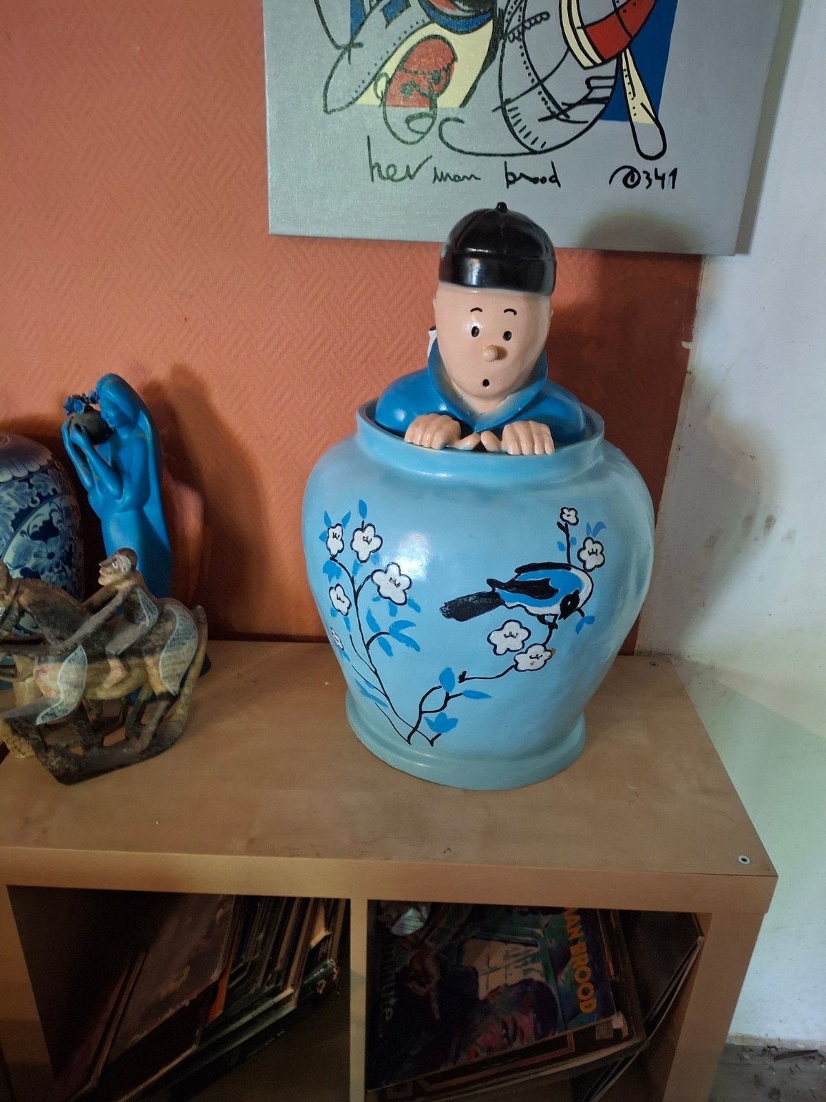 kuifje blauwe lotus, Verzamelen, Ophalen, Kuifje, Zo goed als nieuw, Overige typen