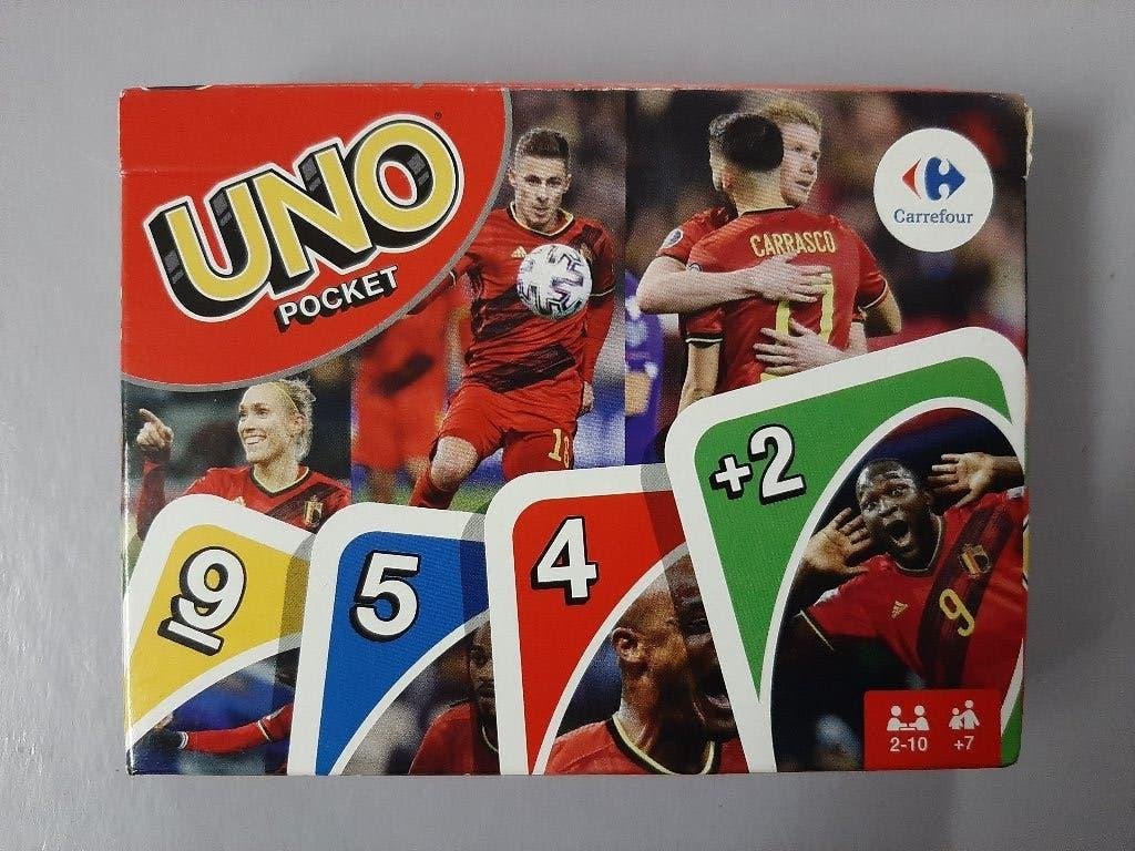 Jeu de cartes Uno diables rouges red devils - NEUF, Enlèvement, Neuf, Carte(s) à jouer