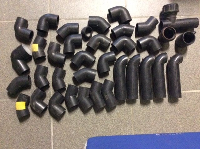 Hulpstukken voor HDPE afvoersysteem., Doe-het-zelf en Bouw, Ophalen of Verzenden, Nieuw, Afvoer