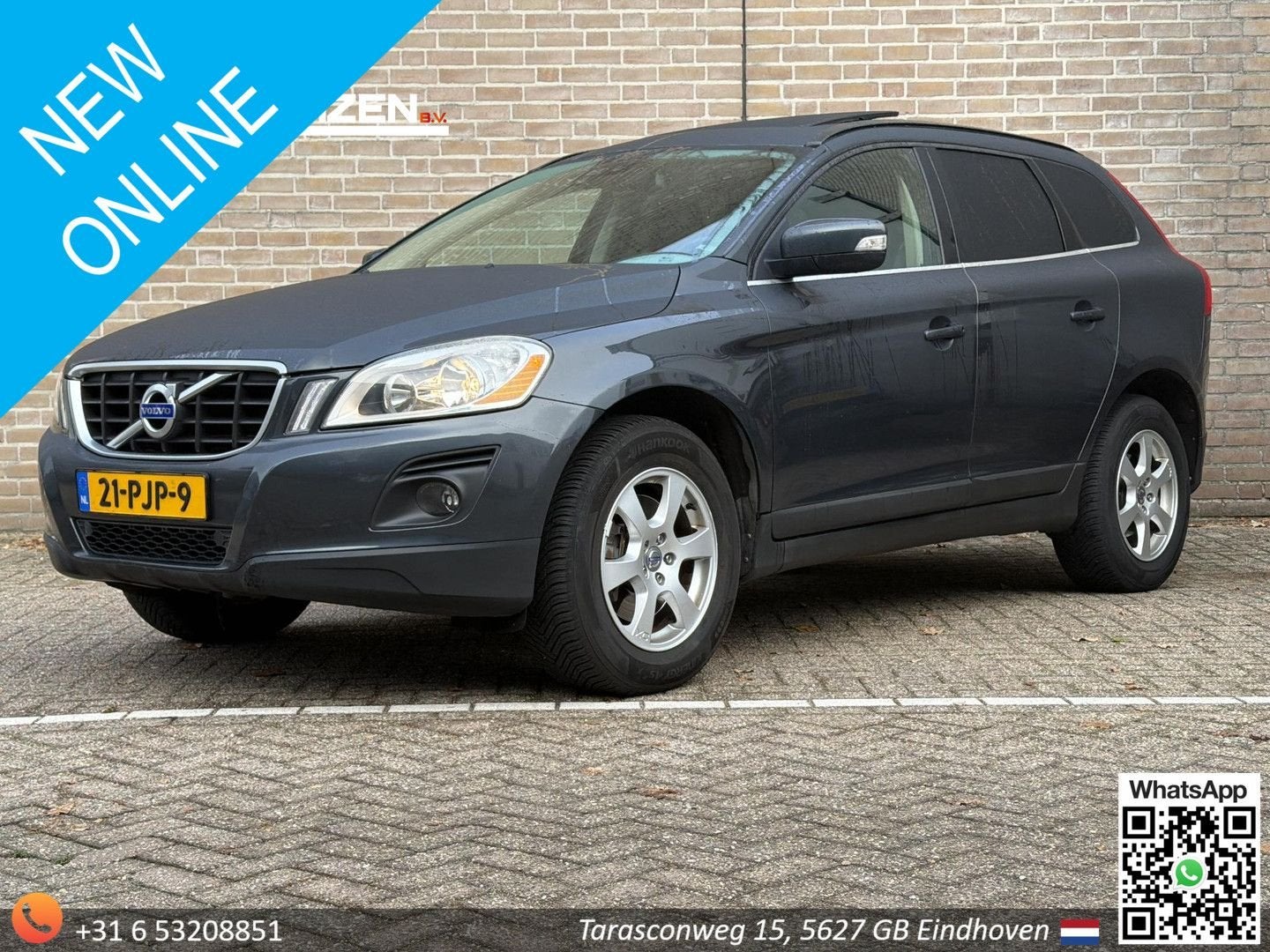 Volvo XC60 2.4D AWD, Argent ou Gris, Achat, Entreprise, Noir