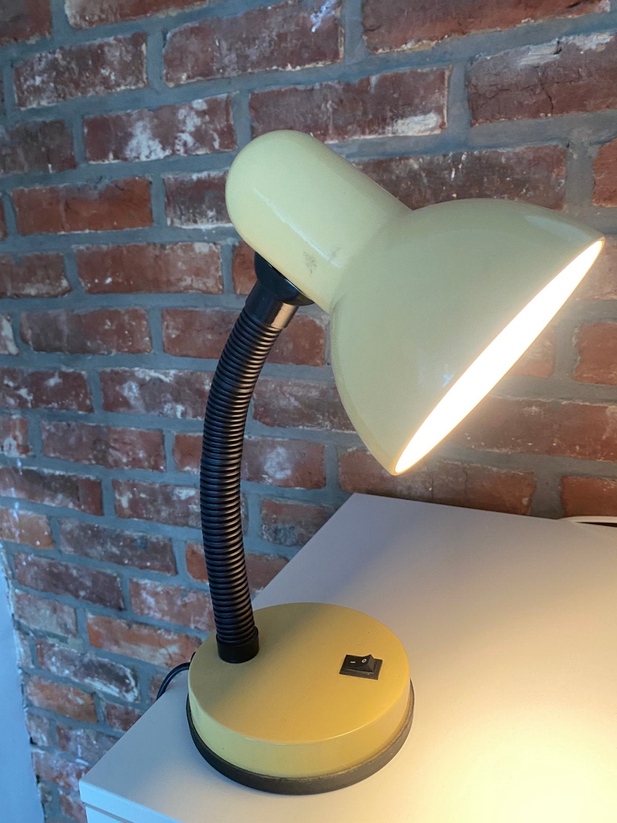 Vintage bureaulamp, Bureaulamp, Vintage, Ophalen of Verzenden, Zo goed als nieuw