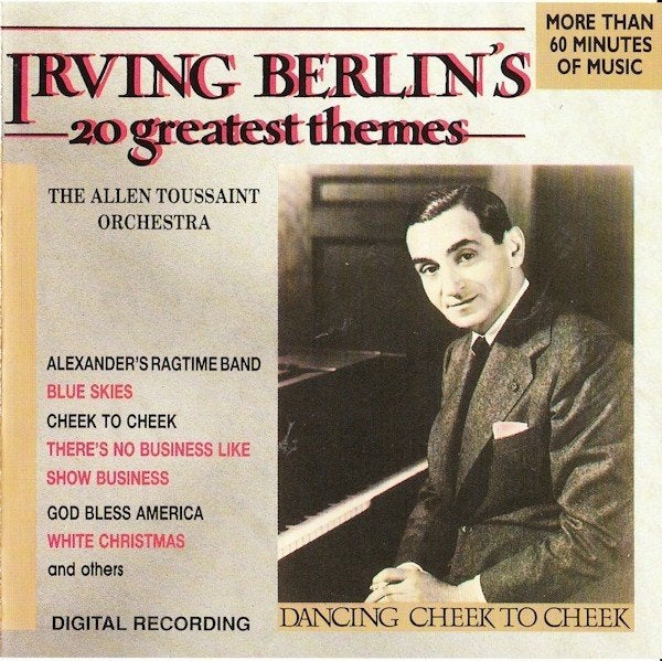 Irving Berlin's 20 Greatest Themes - Dancing Cheek To Cheek, CD & DVD, Autres genres, Enlèvement, Utilisé, Album