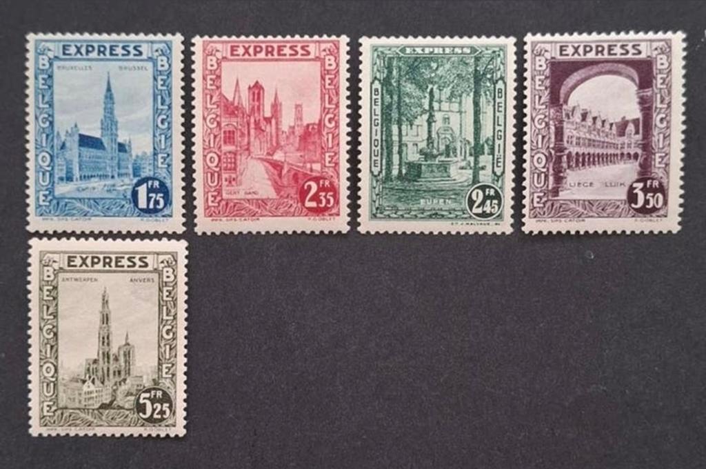 Belgique : COB 292C/92G ** Timbres Express 1929., Sans timbre, Neuf, Enlèvement ou Envoi, Non oblitéré