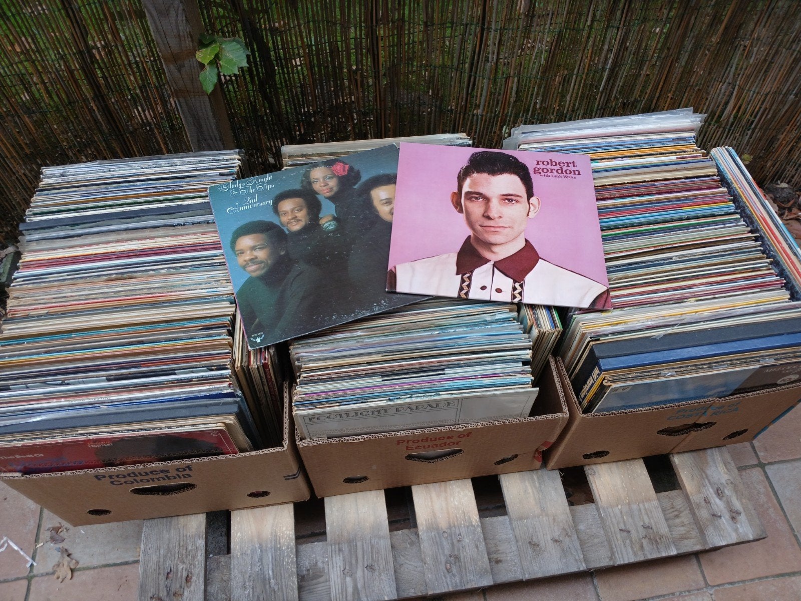 Grand lot de +/- 450 disques vinyles, Enlèvement, LP
