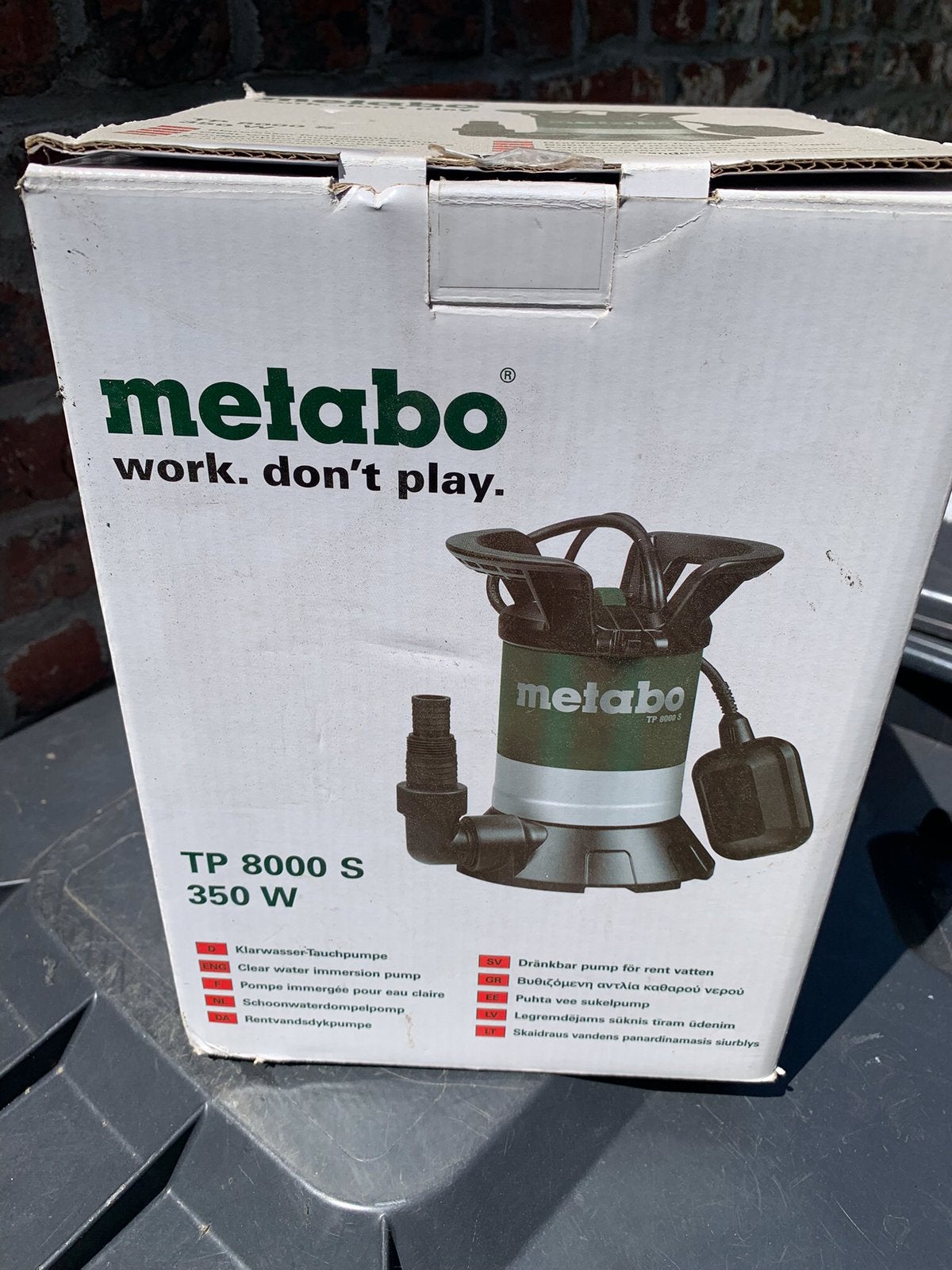 Metabo waterpomp, Tuin en Terras, Ophalen, Zo goed als nieuw