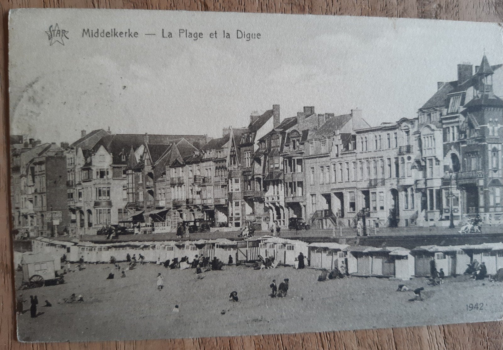 Middelkerke la digue ZEEDIJK des années 1920, Enlèvement ou Envoi