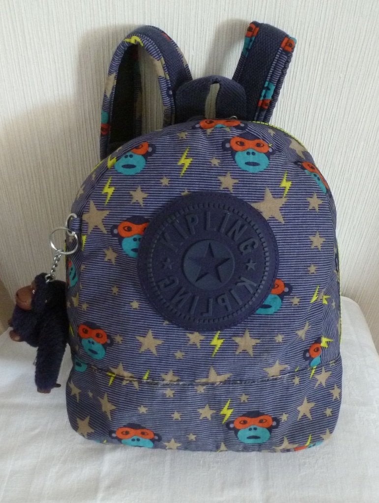 Kipling petit sac à dos idéal pour maternelles + singe, Moins de 30 cm, Kipling, Enlèvement ou Envoi, Moins de 25 cm