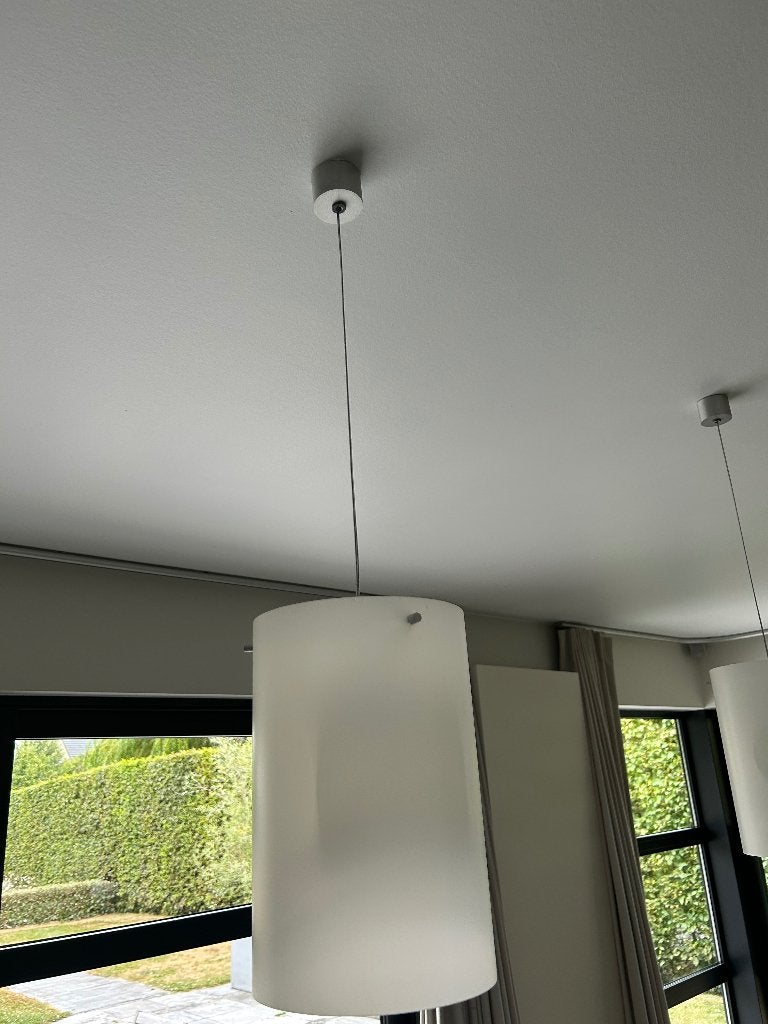 3 hanglampen delta light, Maison & Meubles, Enlèvement, Utilisé, Synthétique