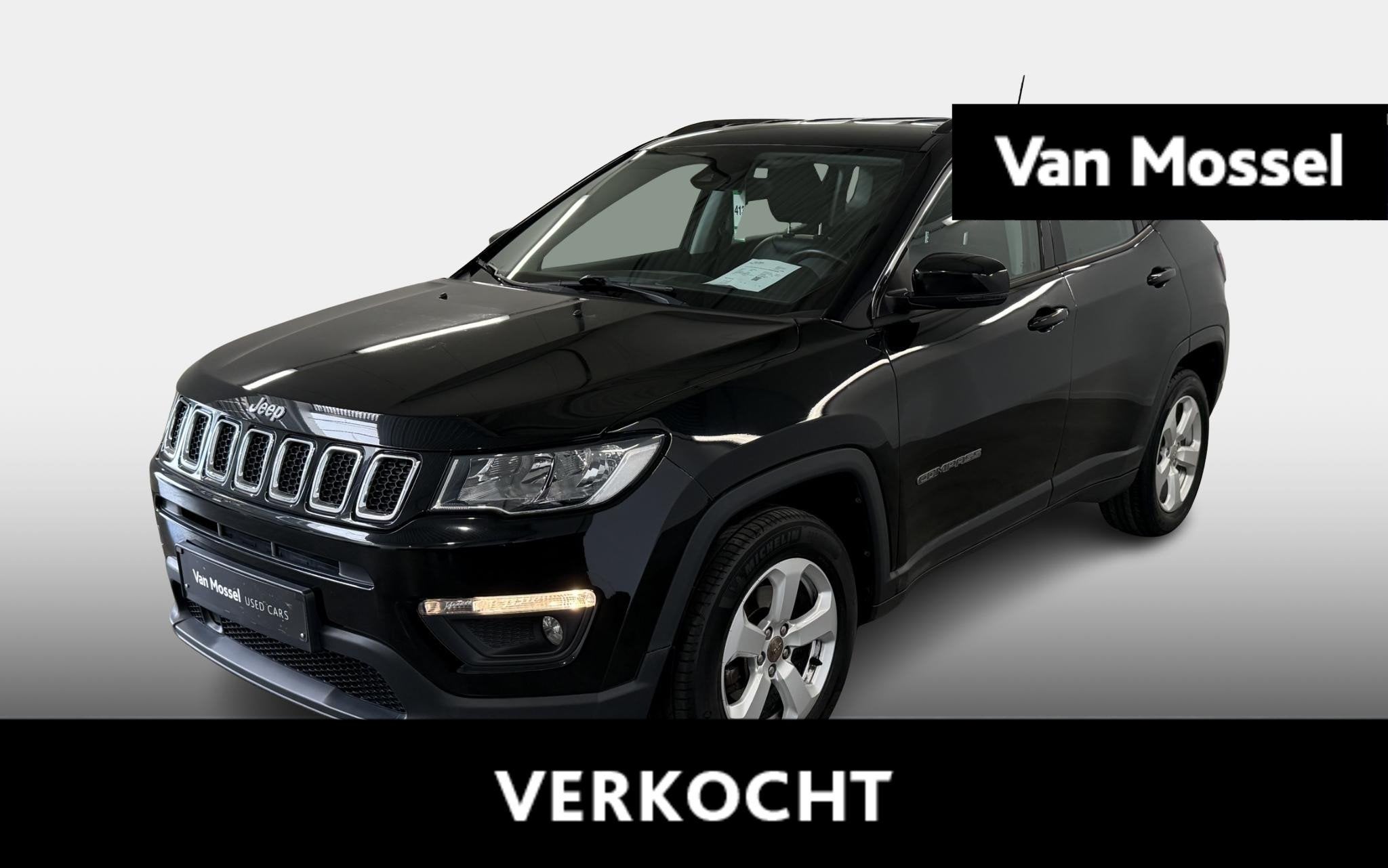 Jeep Compass 1.4 Turbo MultiAir 4x2 Longitude, Voorwielaandrijving, Stof, Gebruikt, Euro 6