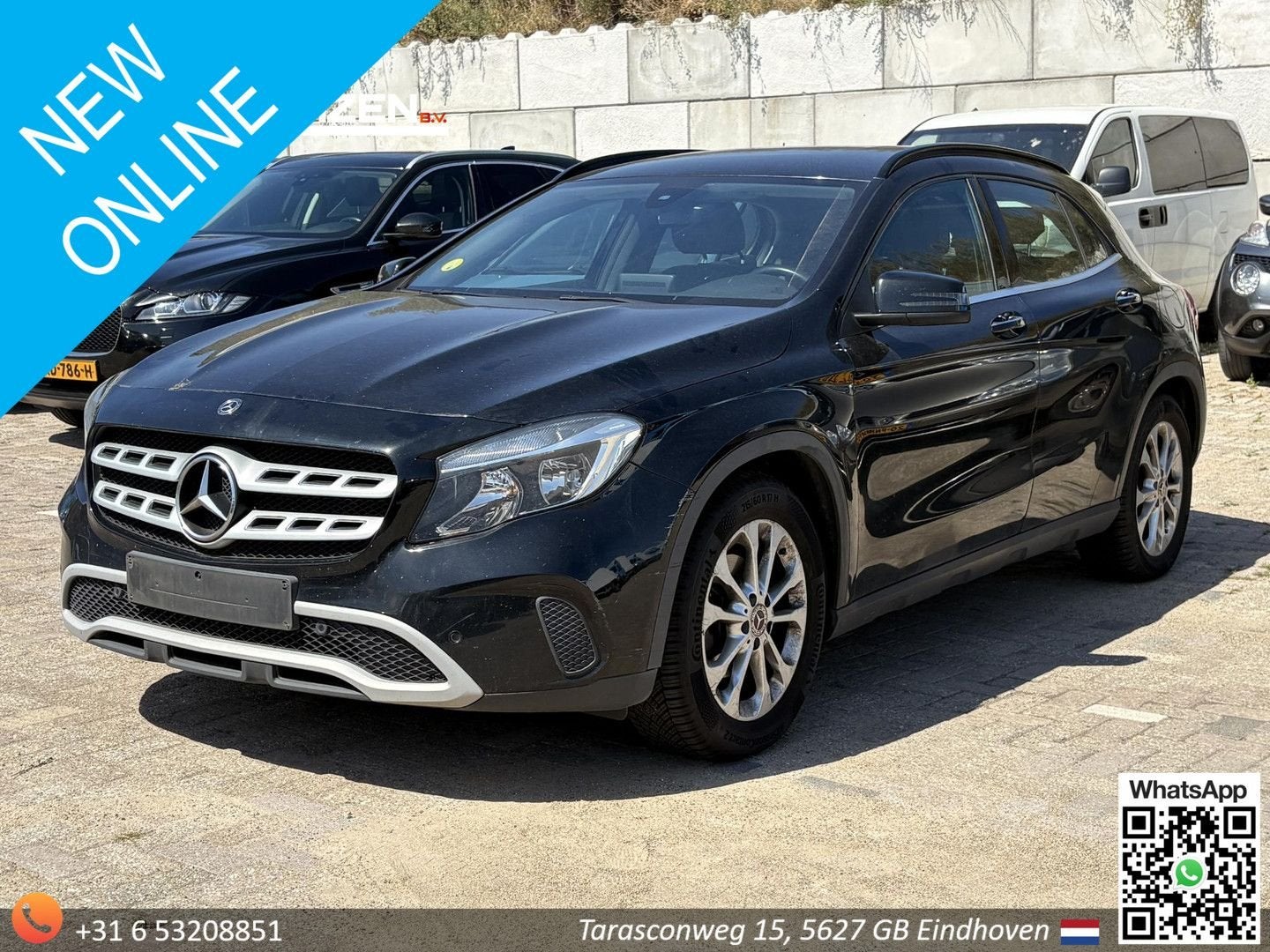 Mercedes-Benz GLA 180 d Ambition | €5950 NETTO! | Automaat |, Auto's, Mercedes-Benz, Zwart, Zwart, Bedrijf, Te koop