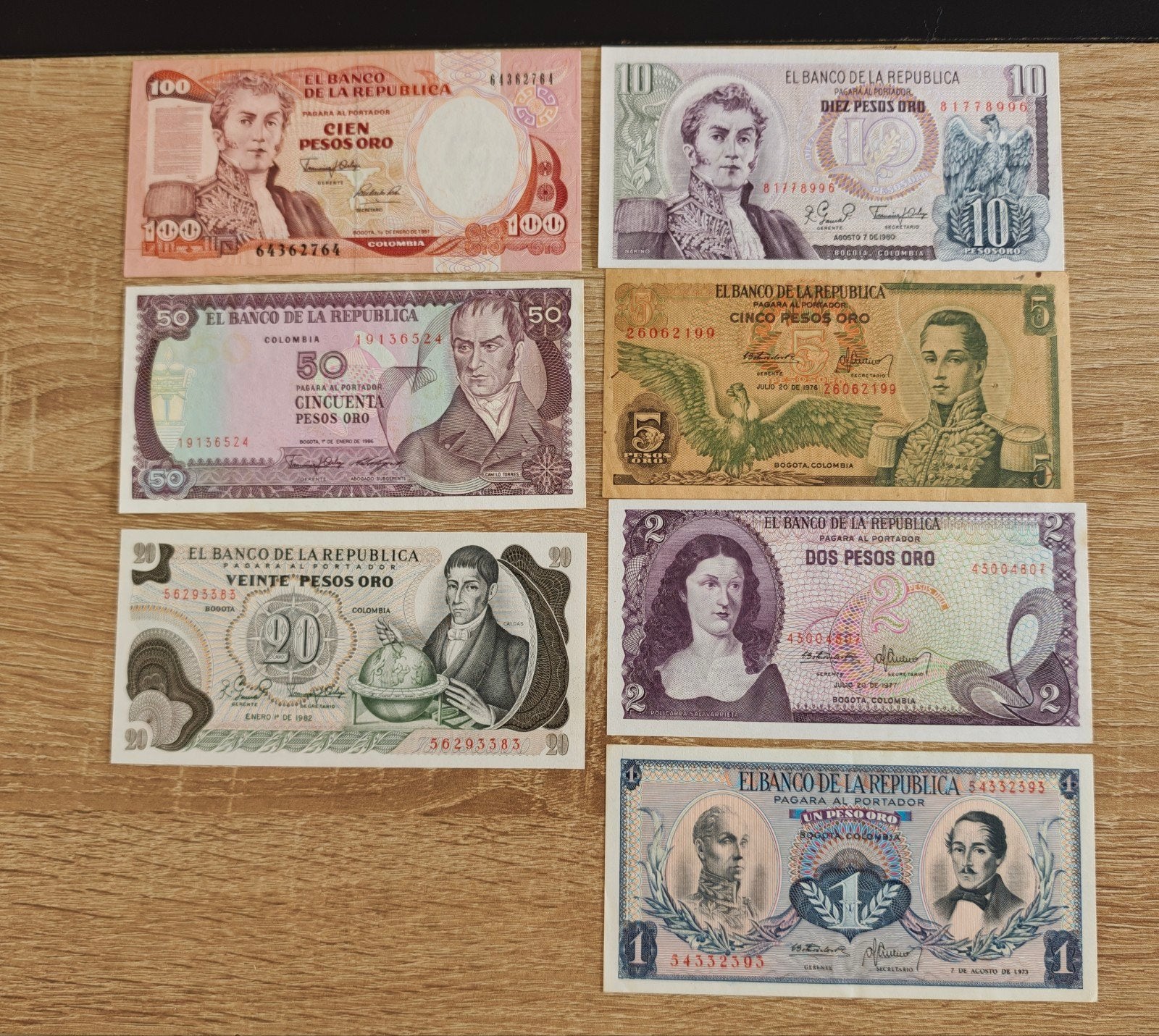 Billets de banque Amérique du Sud, Timbres & Monnaies, Enlèvement ou Envoi, Amérique du Sud, Série
